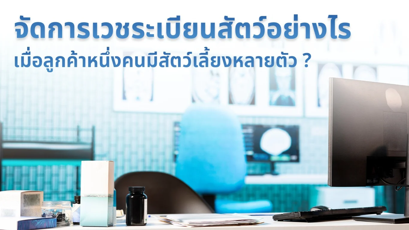 จัดการเวชระเบียนสัตว์อย่างไร เมื่อลูกค้าหนึ่งคนมีสัตว์เลี้ยงหลายตัว ?